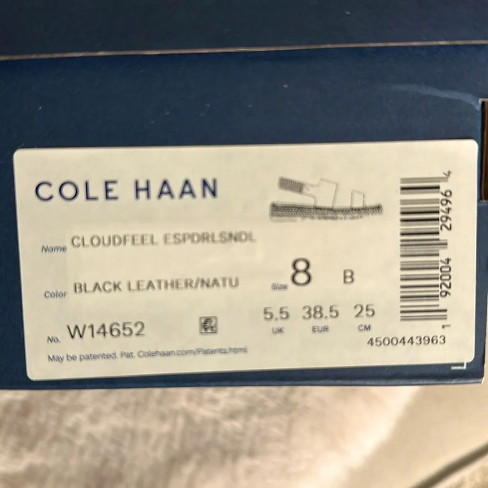 Cole Haan women’s cloudfeel espradrille loafer size 8